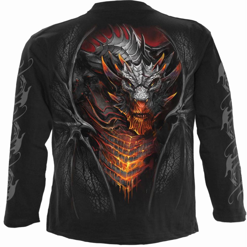 Spiral - DRACONIS Longsleeve shirt - Black